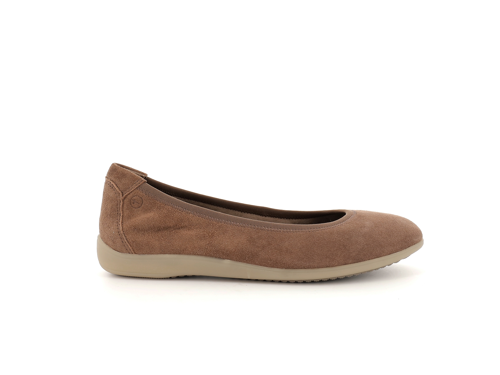 Tamaris-22104 Nubuck Velours Taupe