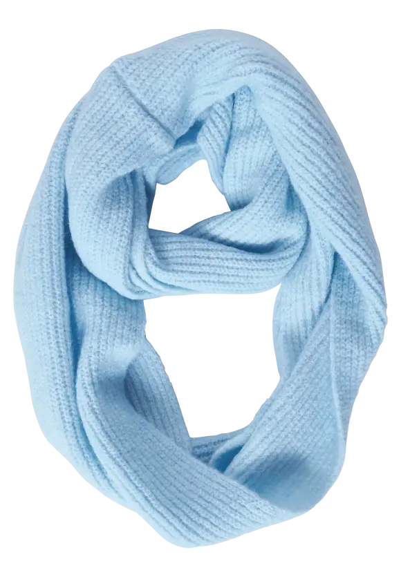 Loopschal in Melangeoptik - light aquamarine blue mel.