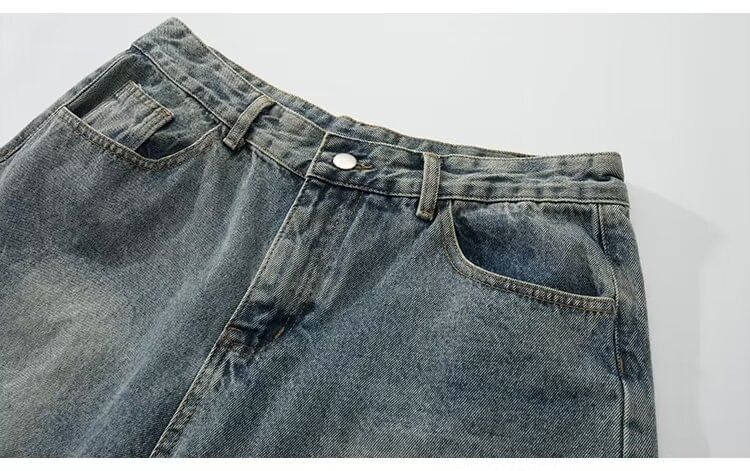 Yelmenor - Omgekeerde denim shorts
