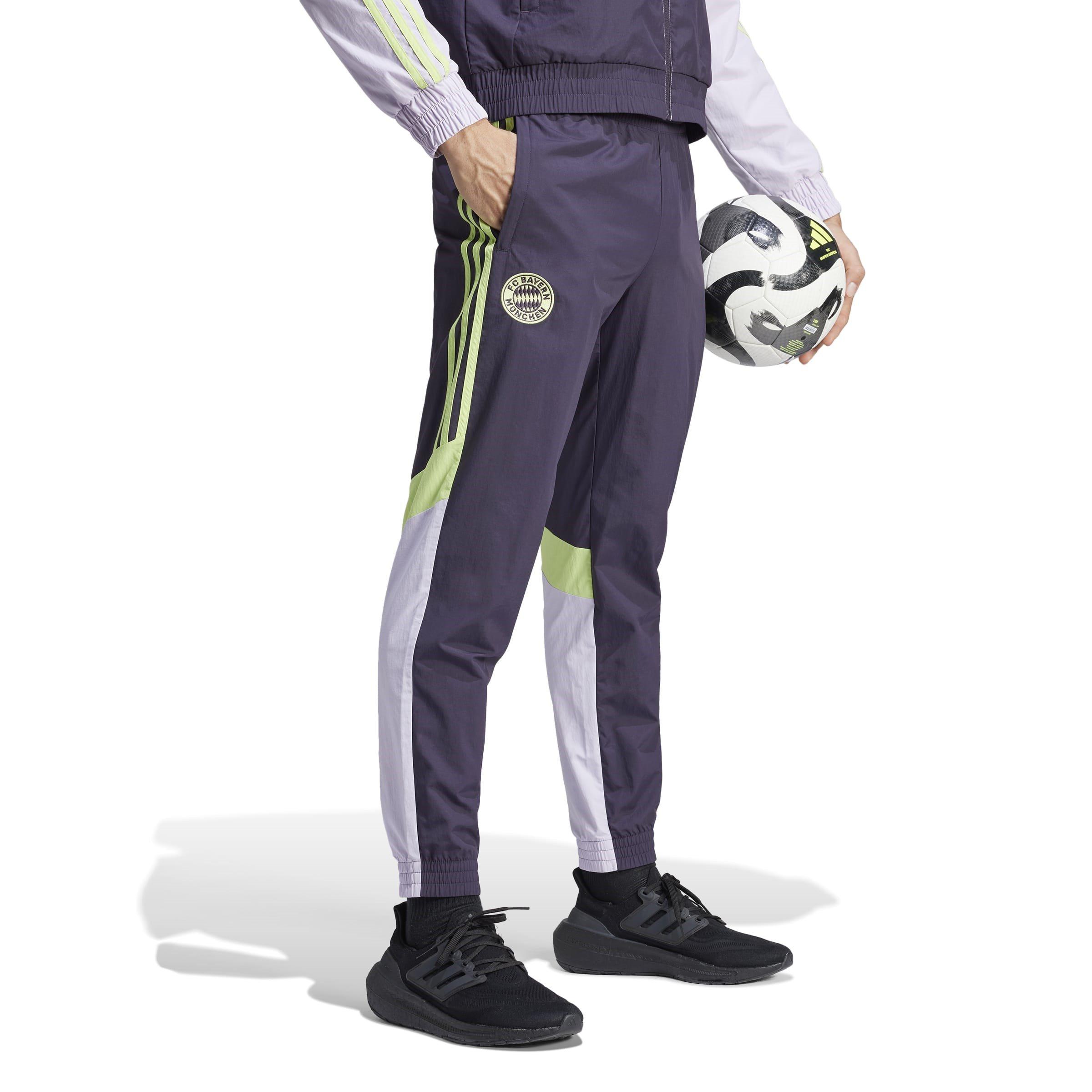 adidas FC Bayern Woven Tracksuit Bottoms 2023 2024 Adults