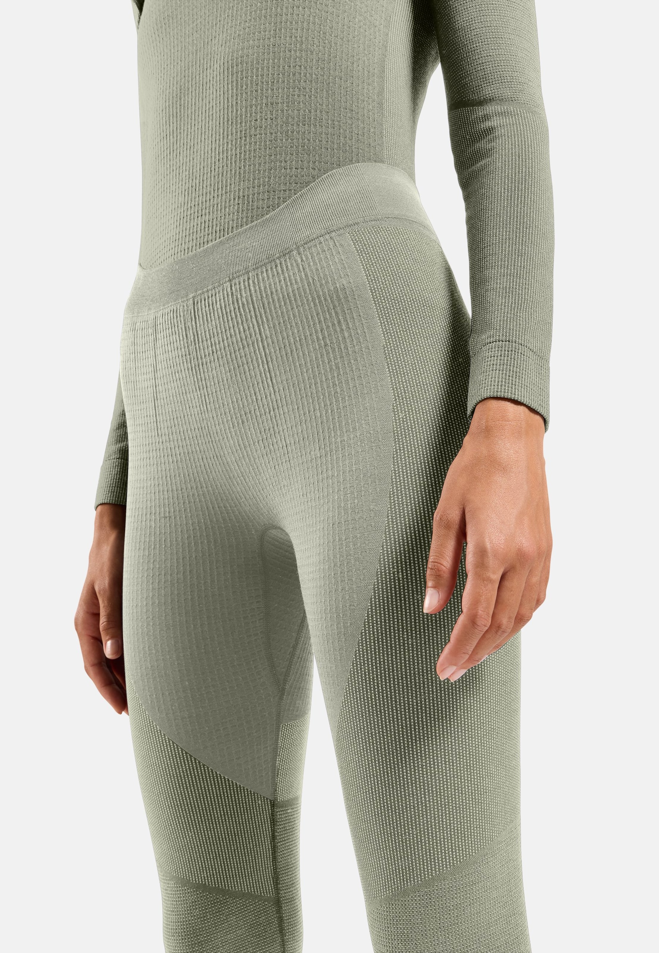 Lange Seamless Performance Wool Funktionstights in shadow