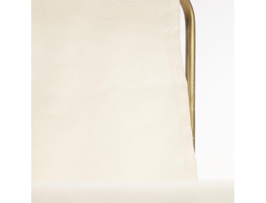 LF - Porte-revues Lot de 4 Porte-revues Siana beige et métal doré