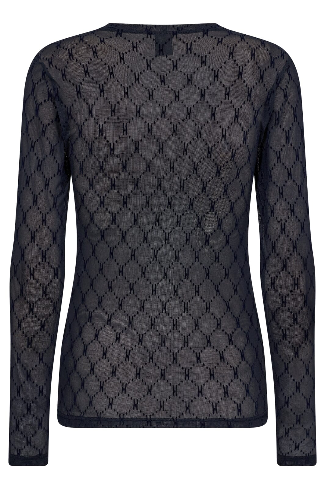 Hype The Detail Mesh Blouse 49 navy