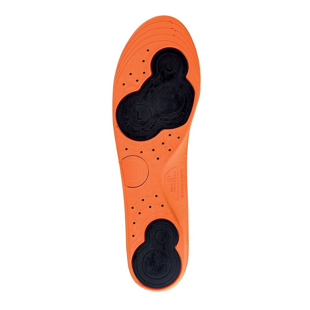 Sidas GEL DOUBLE - Semelles black/orange