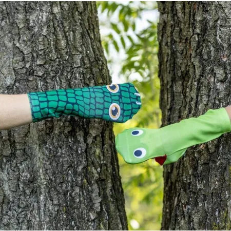 Sport Sieber Handsocken Schlange und Frosch