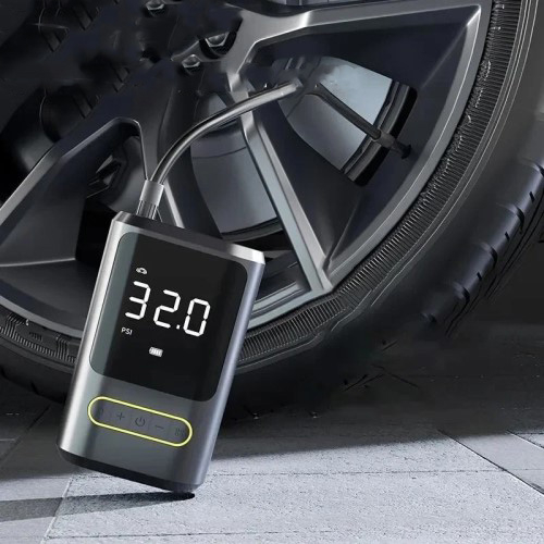 (4000mAh) 150 PSI Auto Luftkompressor Fahrrad Reifenpumpe Motorrad Luft Pumpe mit Powerbank Funktion / Kabel für Zigarettenanzünder