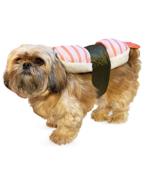 Adori Sushi Jasje - Hondenkleding - 35*40 cm Lichtroze Wit Zwart