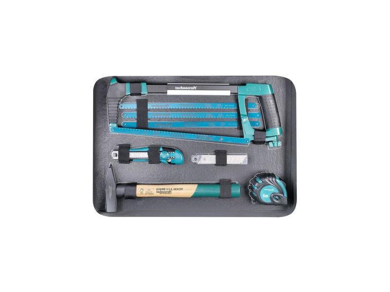 Technocraft Werkzeugkoffer Pro Box 127-teilig Alu-Werkzeugkoffer mit 3/8″ Steckschlüsselsatz