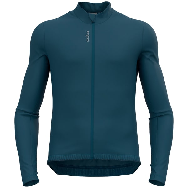 Maillot vélo ODLO ZEROWEIGHT CERAMIWARM MID LAYER FULL ZIP DEEP DIVE