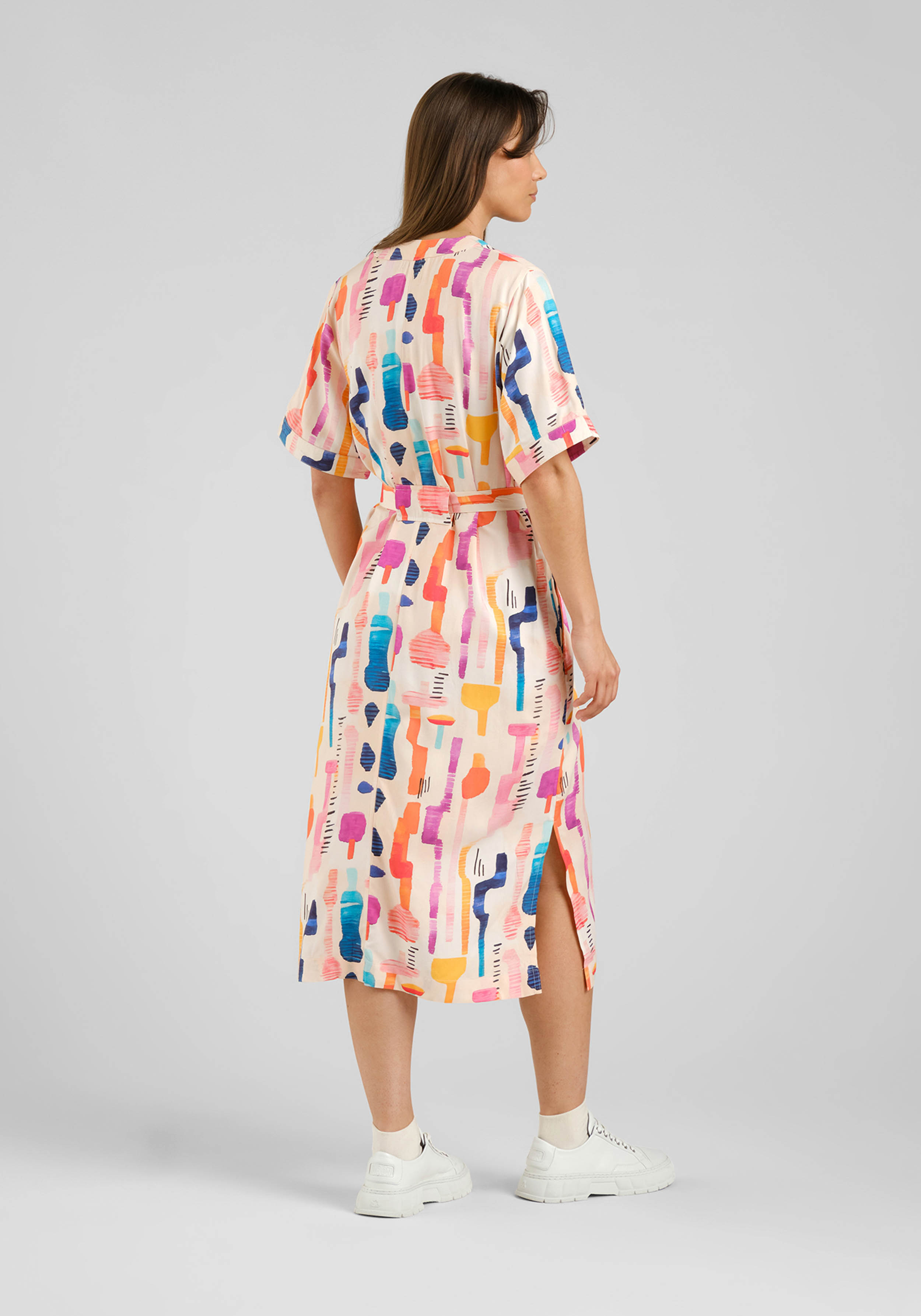 Dedicated Kleid Kallvik Summer Abstract Multi Color