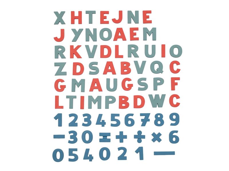 Smoby 72 magnetische Buchstaben und Zahlen Zubehör für Magnettafel