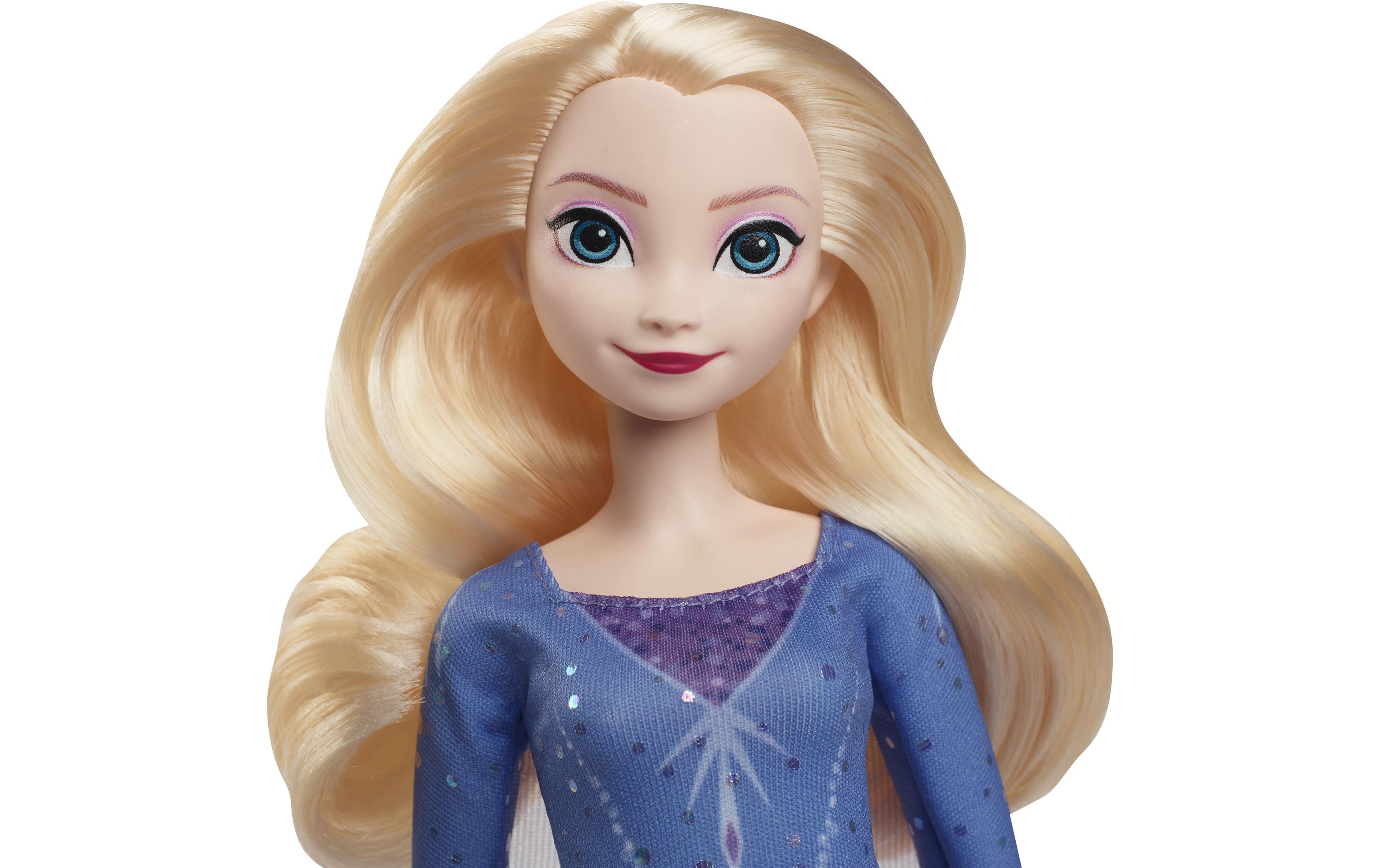 Puppe Disney Frozen Icy Ice Skating ElsaEisläuferin mit glänzenden Haaren