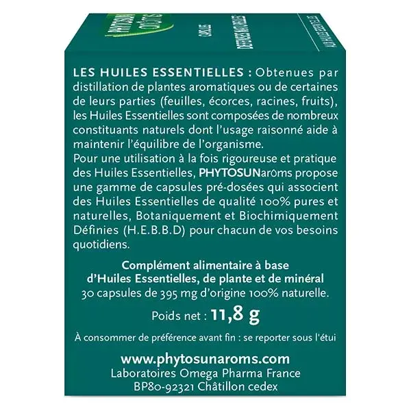 Cápsulas Phytosun Arôms Natural Defense - 30 cápsulas