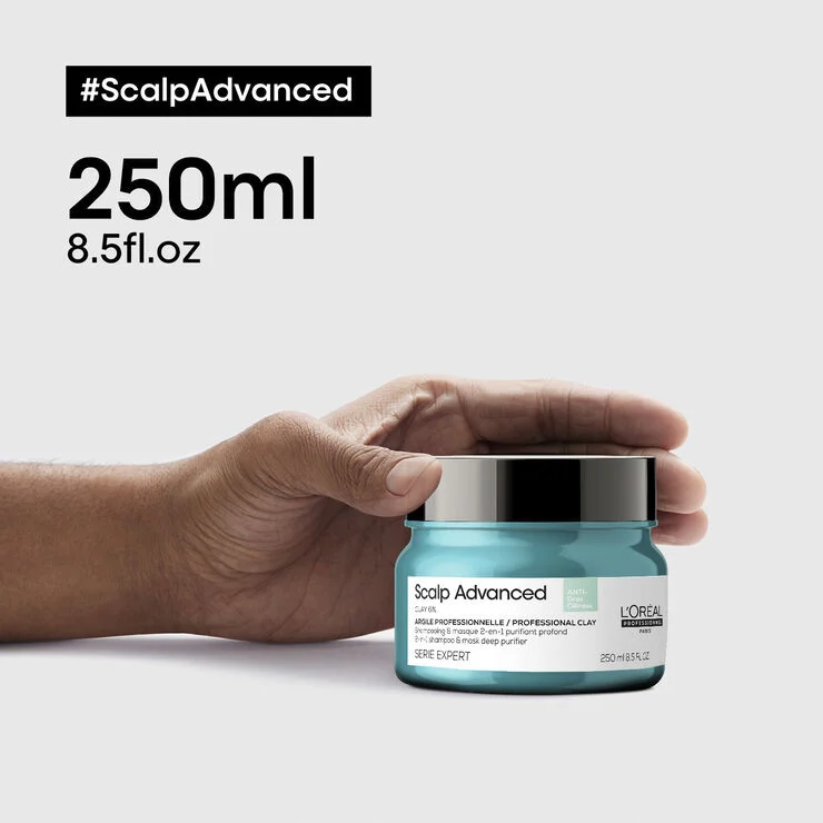 L'Oréal Professionnel Scalp Advanced Anti-Oiliness 2-in-1 Deep Purifier Clay