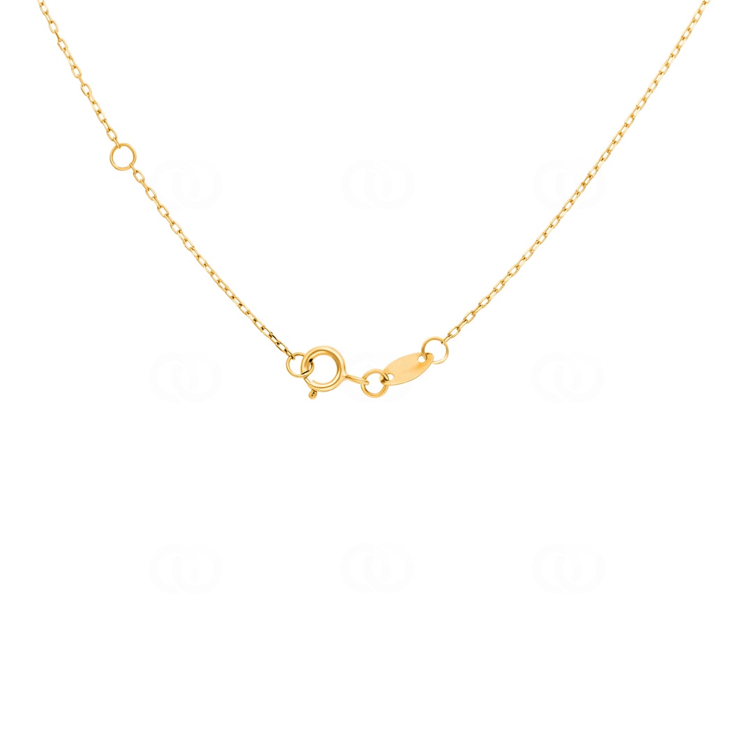 Collier 750/18 K Gelbgold Kreuze