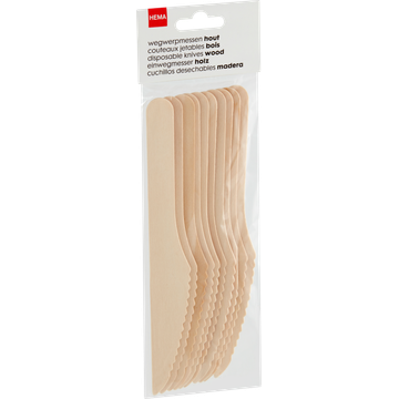 HEMA Messen Hout - 10 stuks