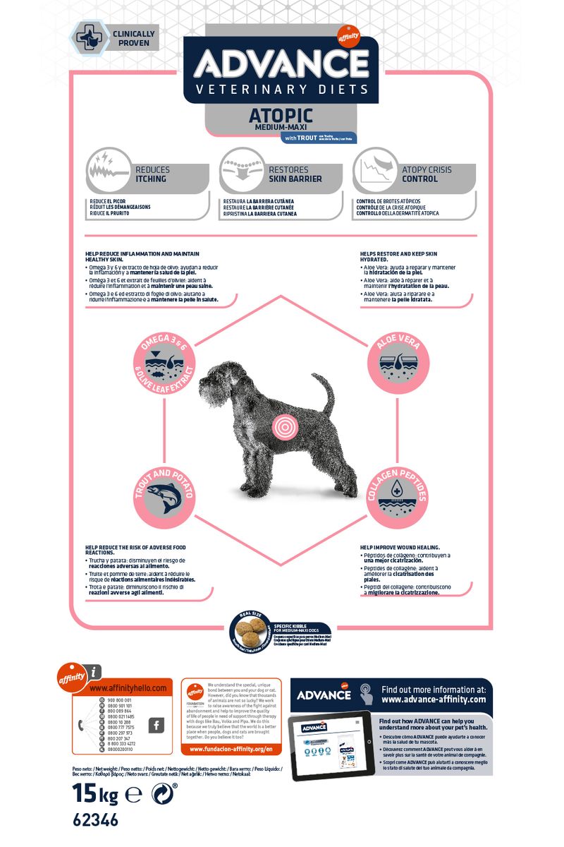 Advance Veterinary Diets Atopic truite