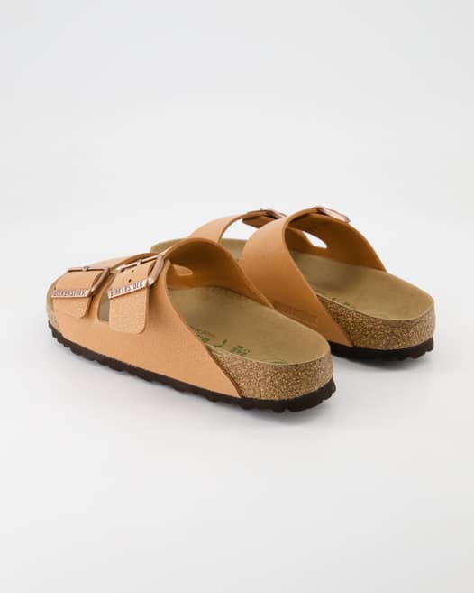 Birkenstock Arizona Vegan Pantoletten in Braun