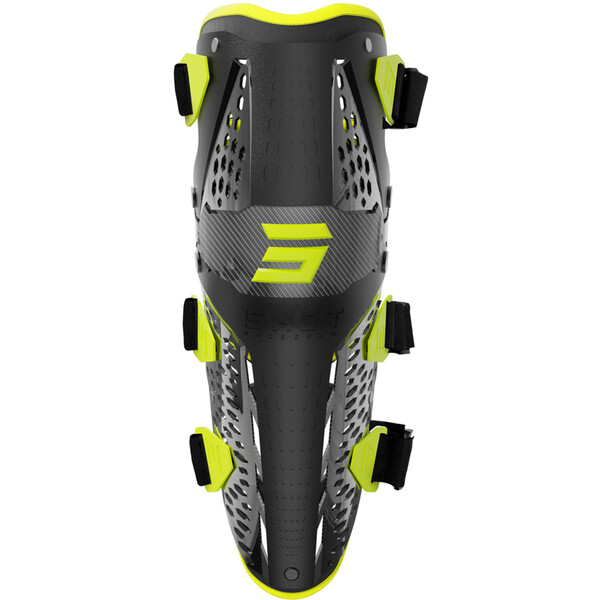 Shot - Genouillères Airflow - 2022 Noir / Jaune fluo