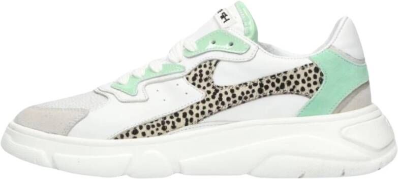 Hip H1096l Lage sneakers Leren Sneaker Meisjes Kids Wit