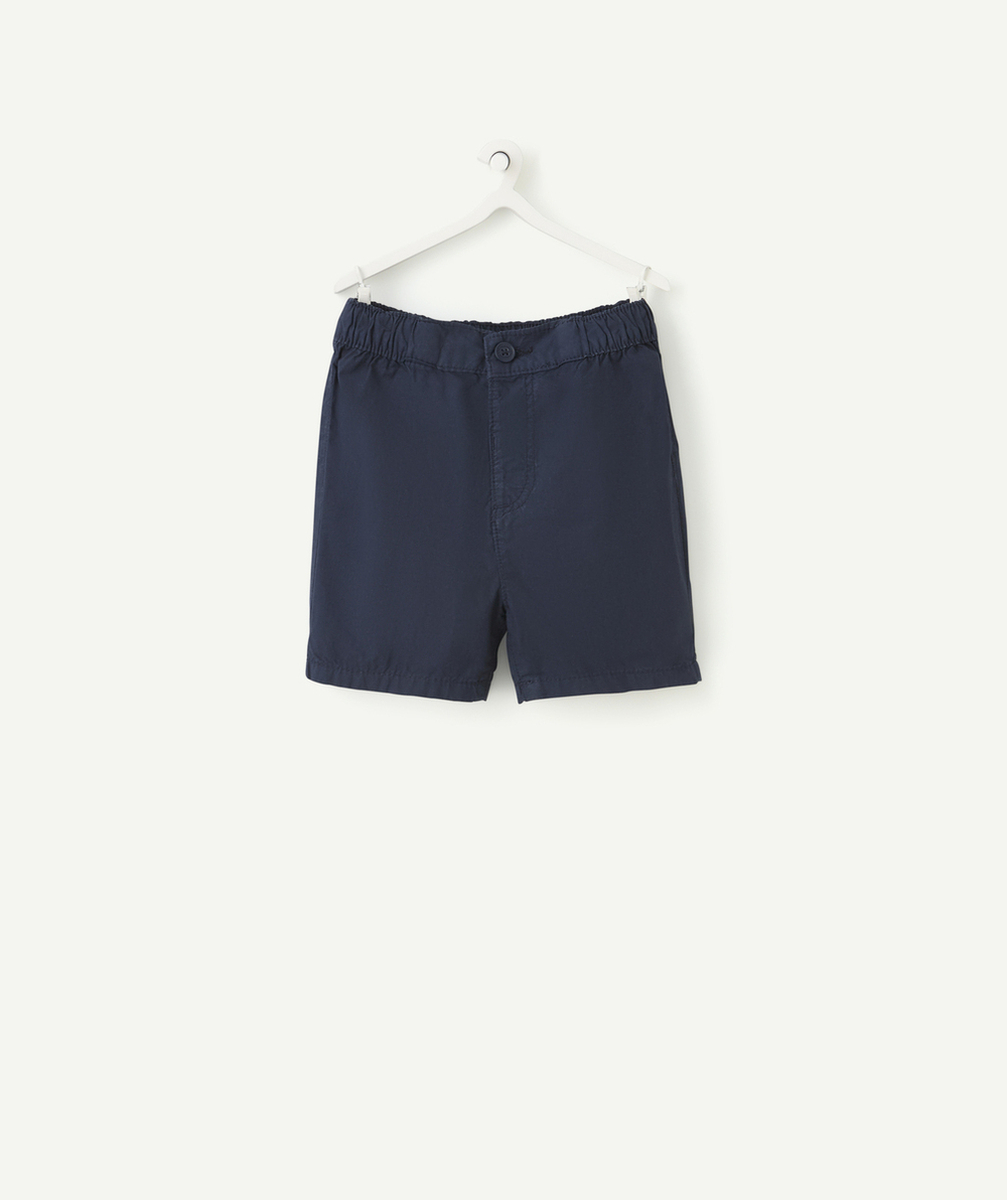 bermuda droit bébé garçon bleu marine