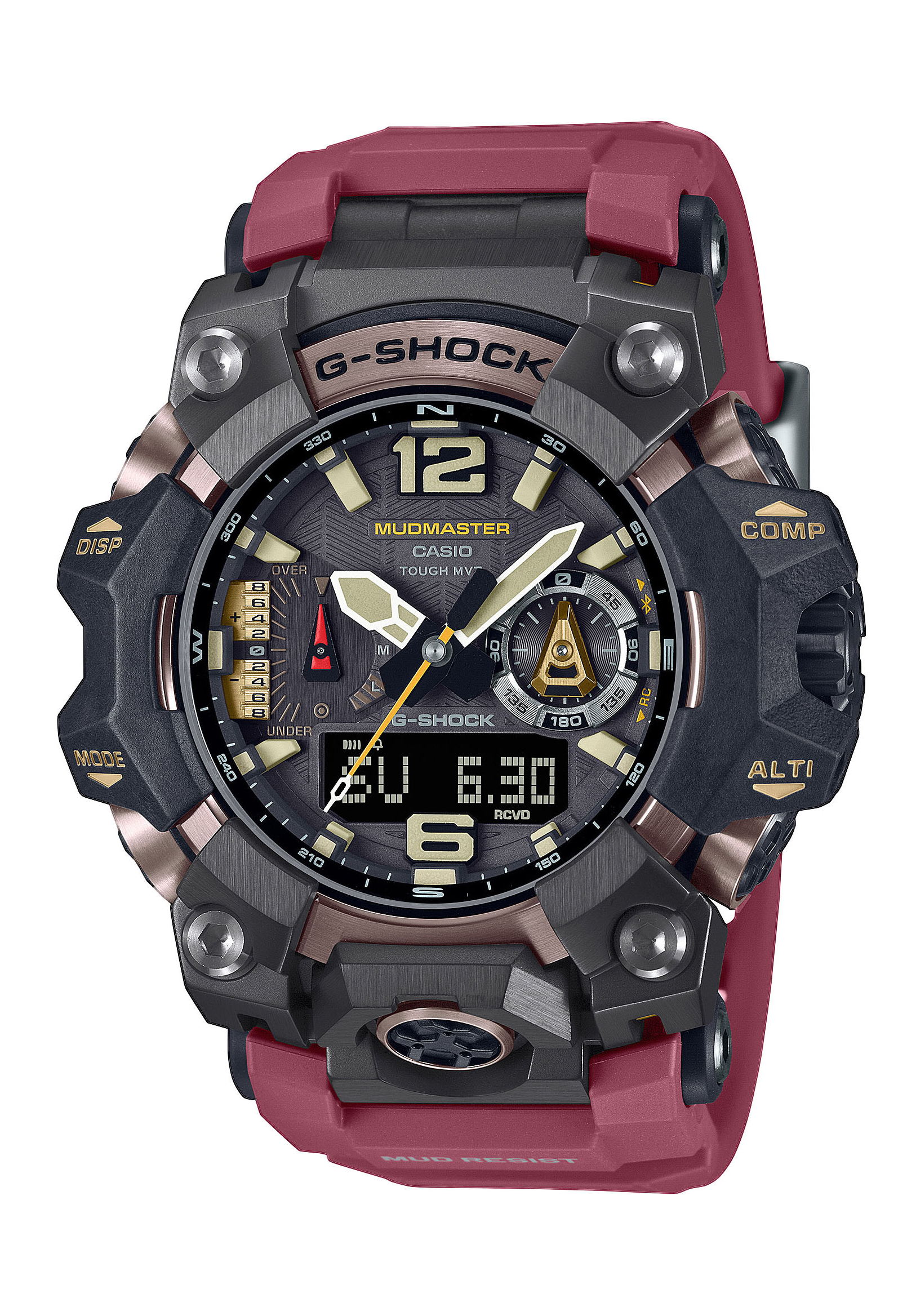 Casio G-Shock Master of G Mudmaster Rot GWG-B1000-1A4ER