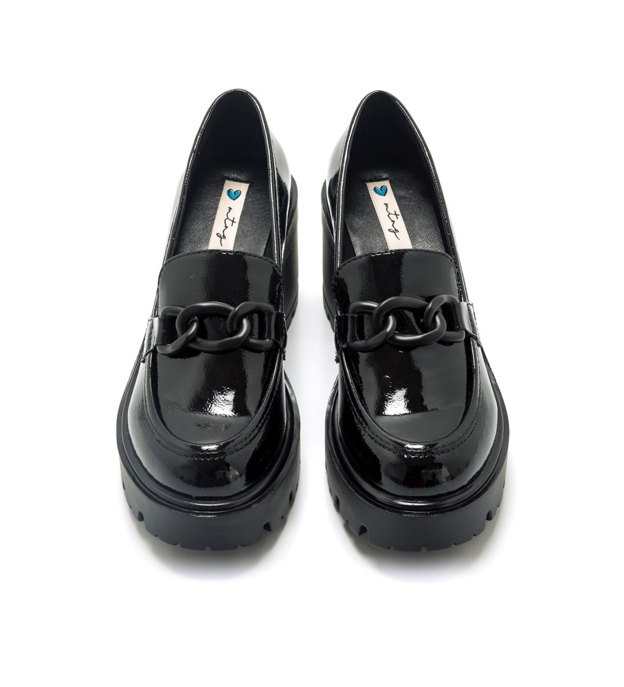 Mocassins pretos Mustang Emeline