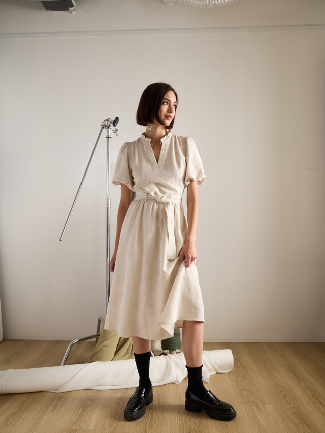 Robe midi upcyclée