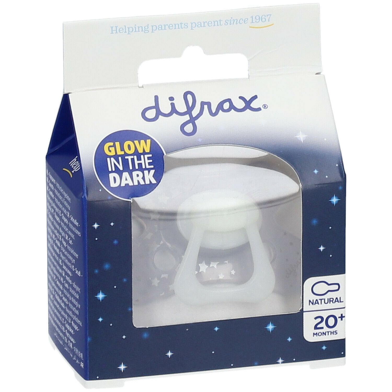difrax® Schnuller Glow in the Dark 20+ Monate