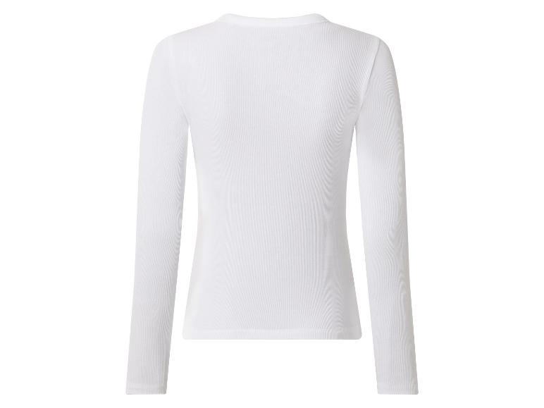 Geribde dames longsleeve