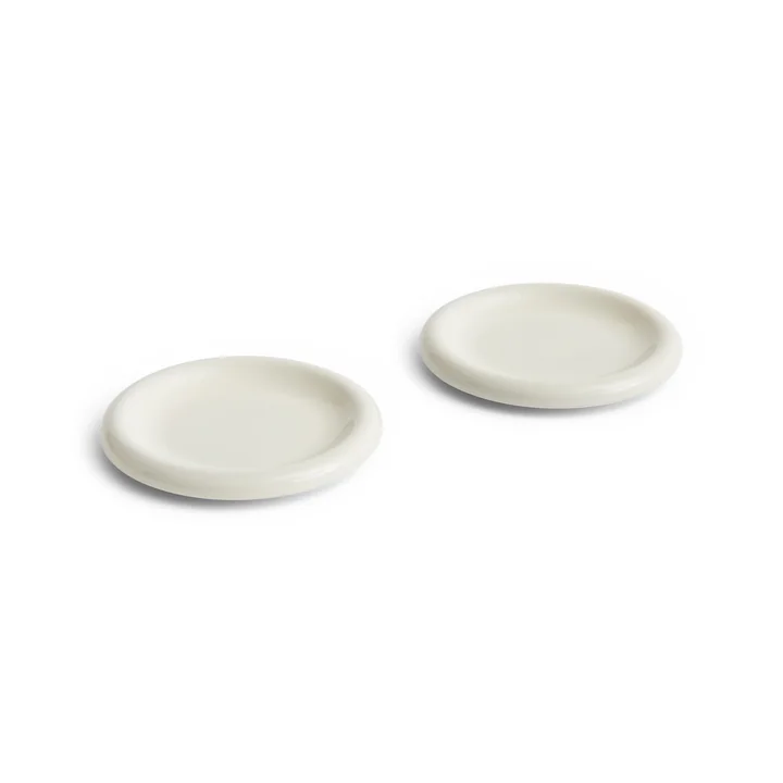 HAY - Barro Teller Ø 18 cm, off-white (2er-Set)
