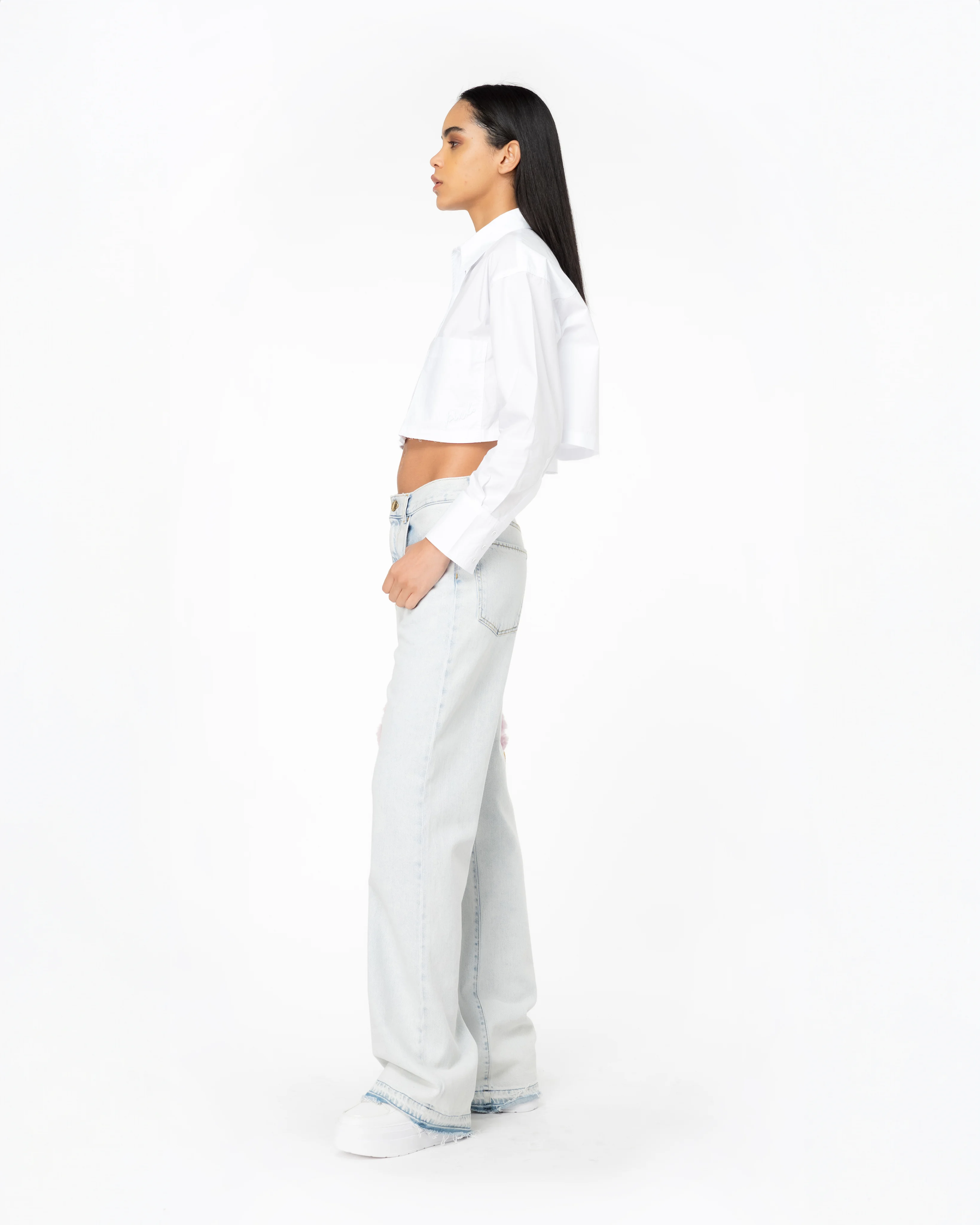 Chemise courte | Blanc