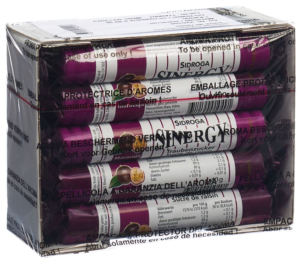 SINERGY Traubenzucker Maracuja 40 g