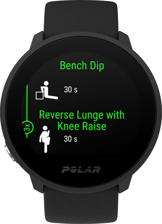Polar Unite sportsur S/L (sort)