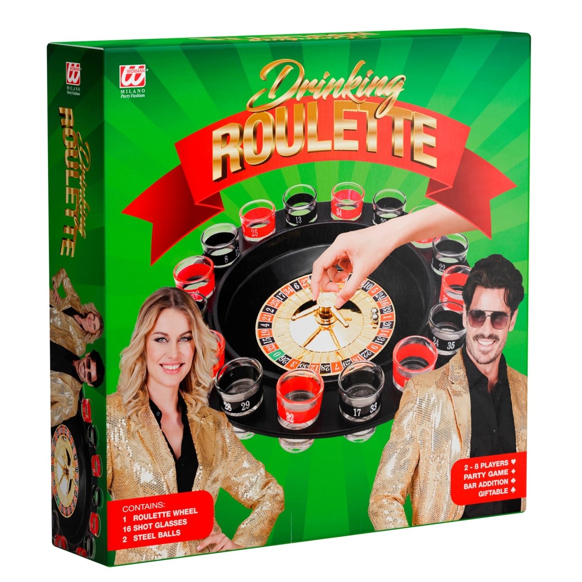 Rood Zwarte Drankspel Roulette