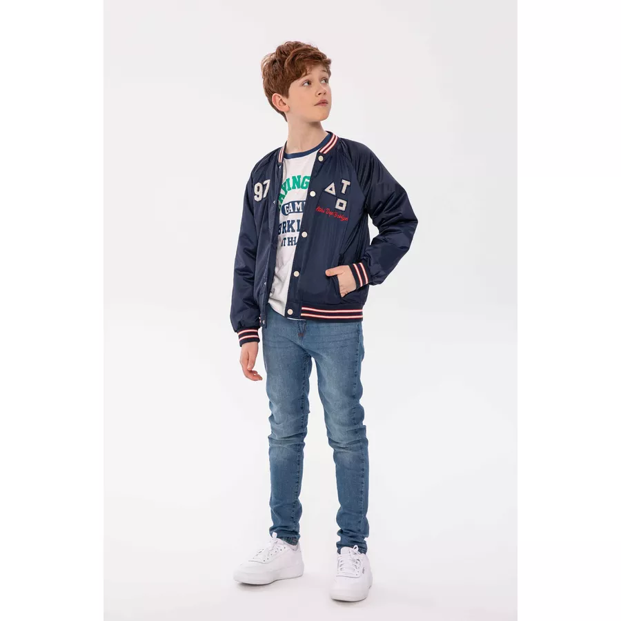 MINOTI Bomberjacke im Baseballlook Blau