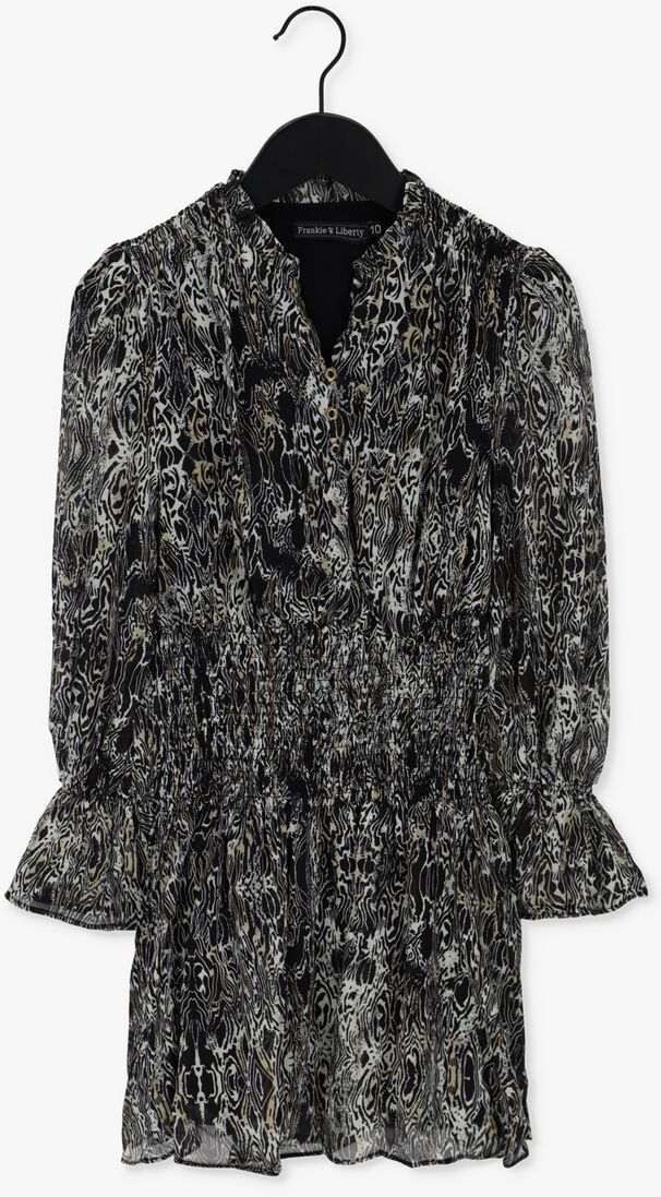 FRANKIE & LIBERTY zwarte frankie & liberty mini jurk farah dress