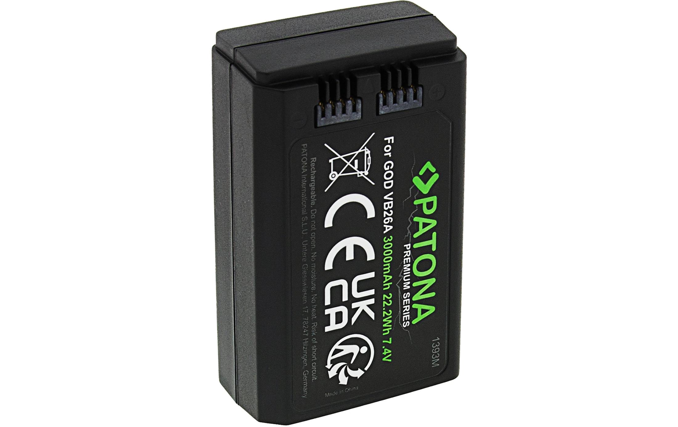 Premium Akku für Godox VB26Premium Batteriesatz für Godox