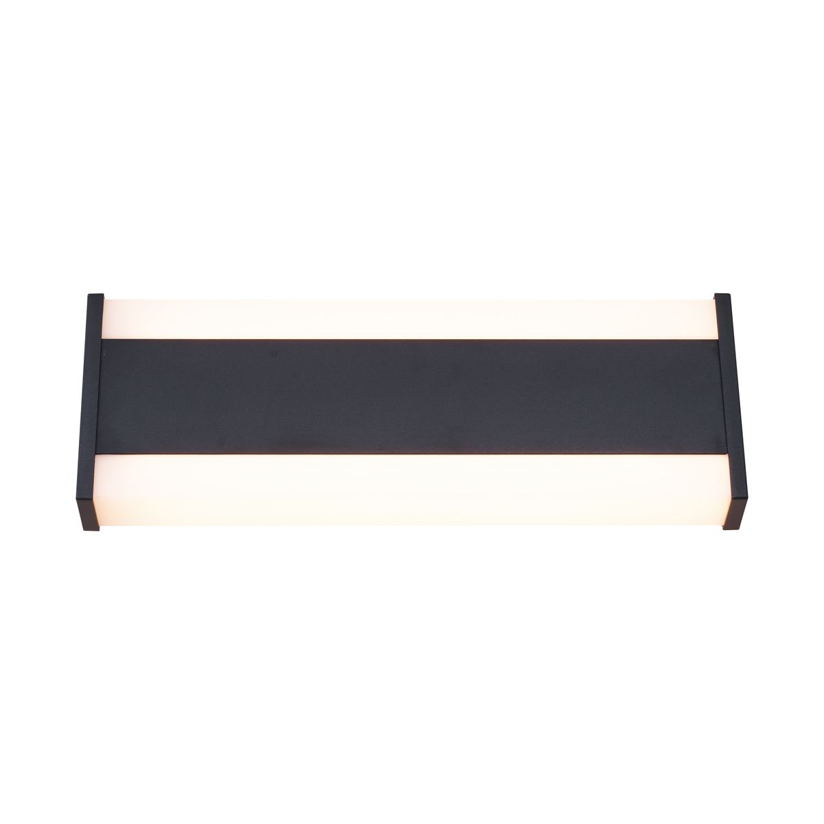 Moderne wandlamp zwart 30cm incl. LED CCT IP54 - Vanya