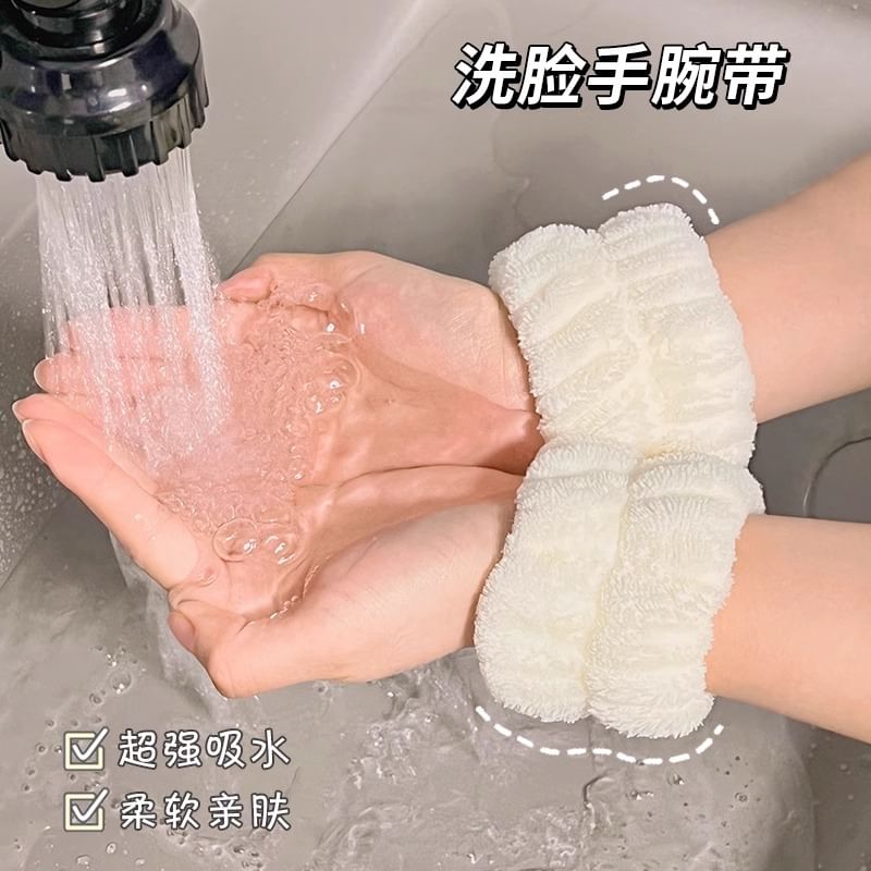Honeyfluff - Set: Bow Face Wash Hoofdband + Polsband