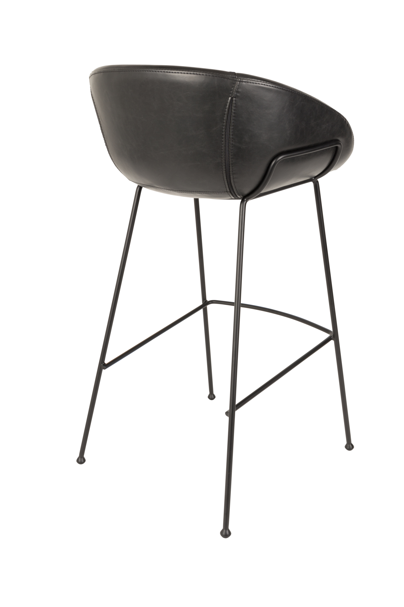 Barkruk Feston (zithoogte 76 cm) zwart - set van 2