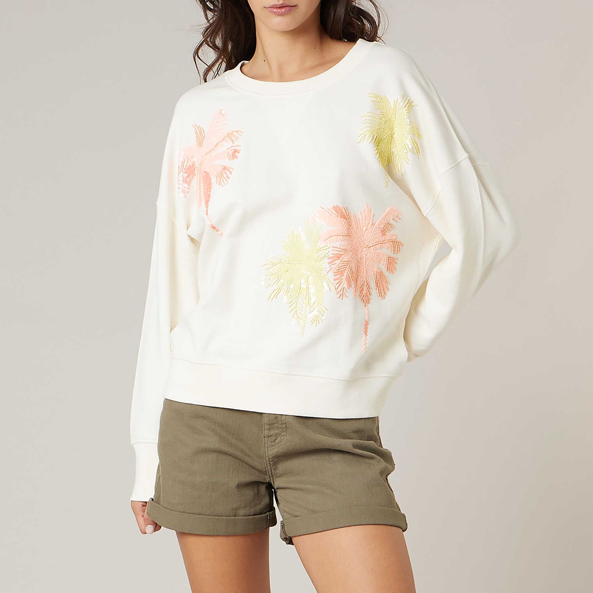 Sweat Femme ecru