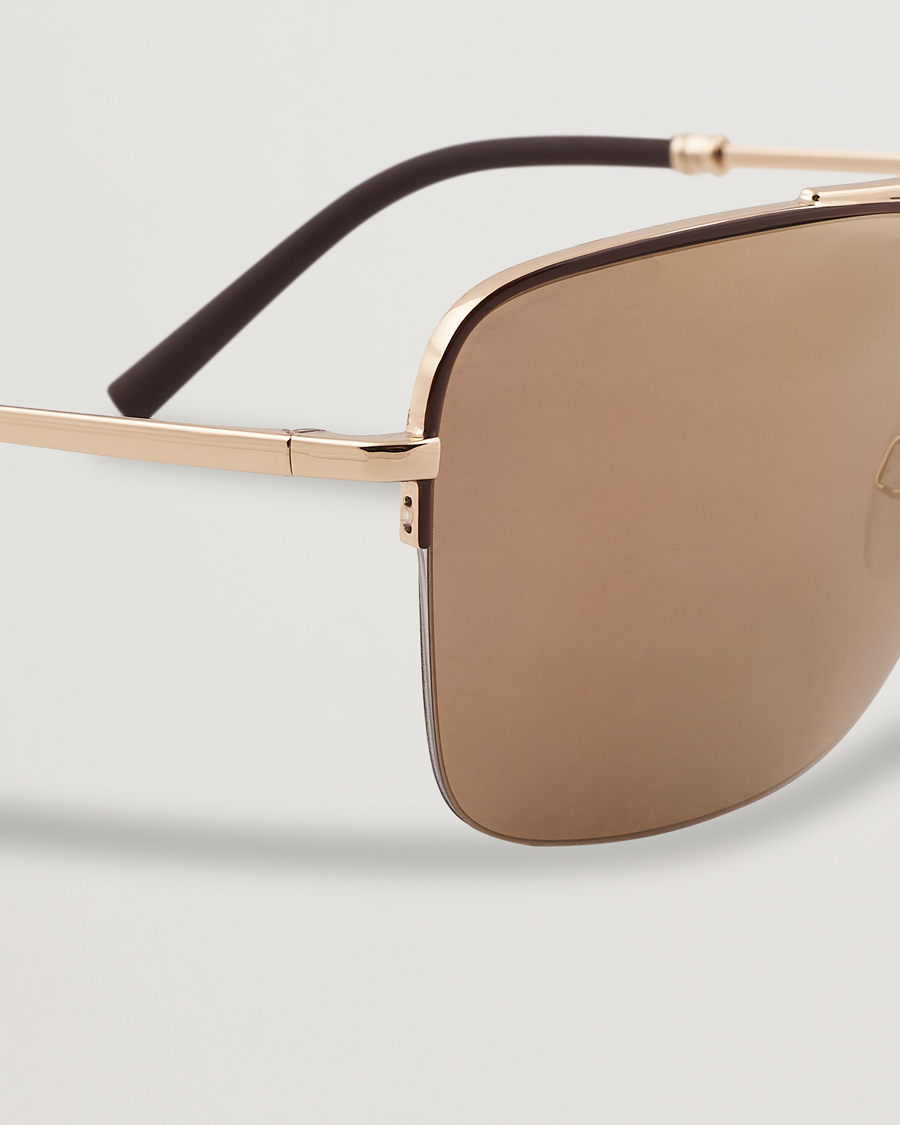 Oliver Peoples R-2 Sunglasses Umber/Gold