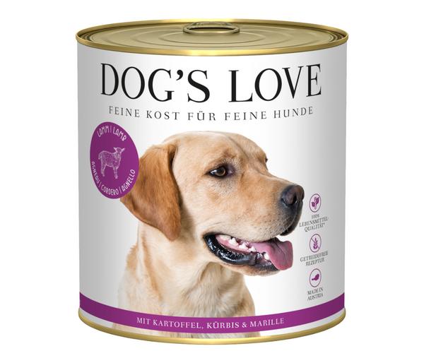 DOG'S LOVE Nassfutter für Hunde Adult, 6 x
