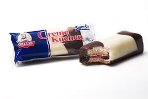 30x Willis Creme Kuchen á 70g=2100g MHD:28.2.25