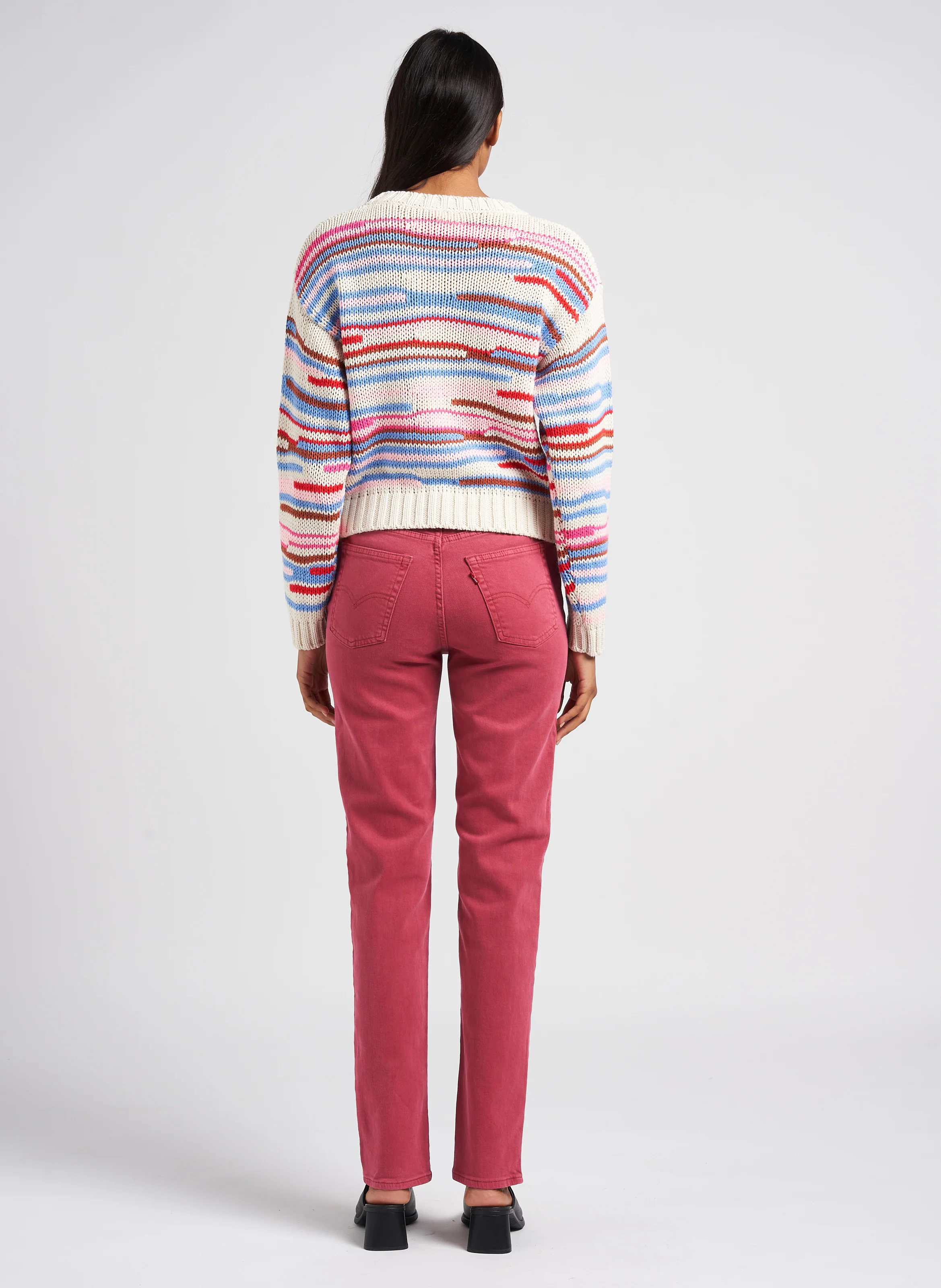 NAUTICA - Pull en maille col rond | Multicolore
