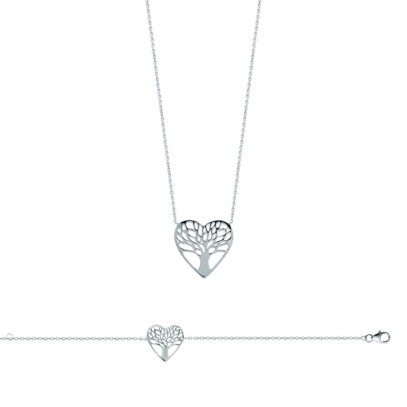 Collier Femme - Argent 925 - Longueur : 45 cm