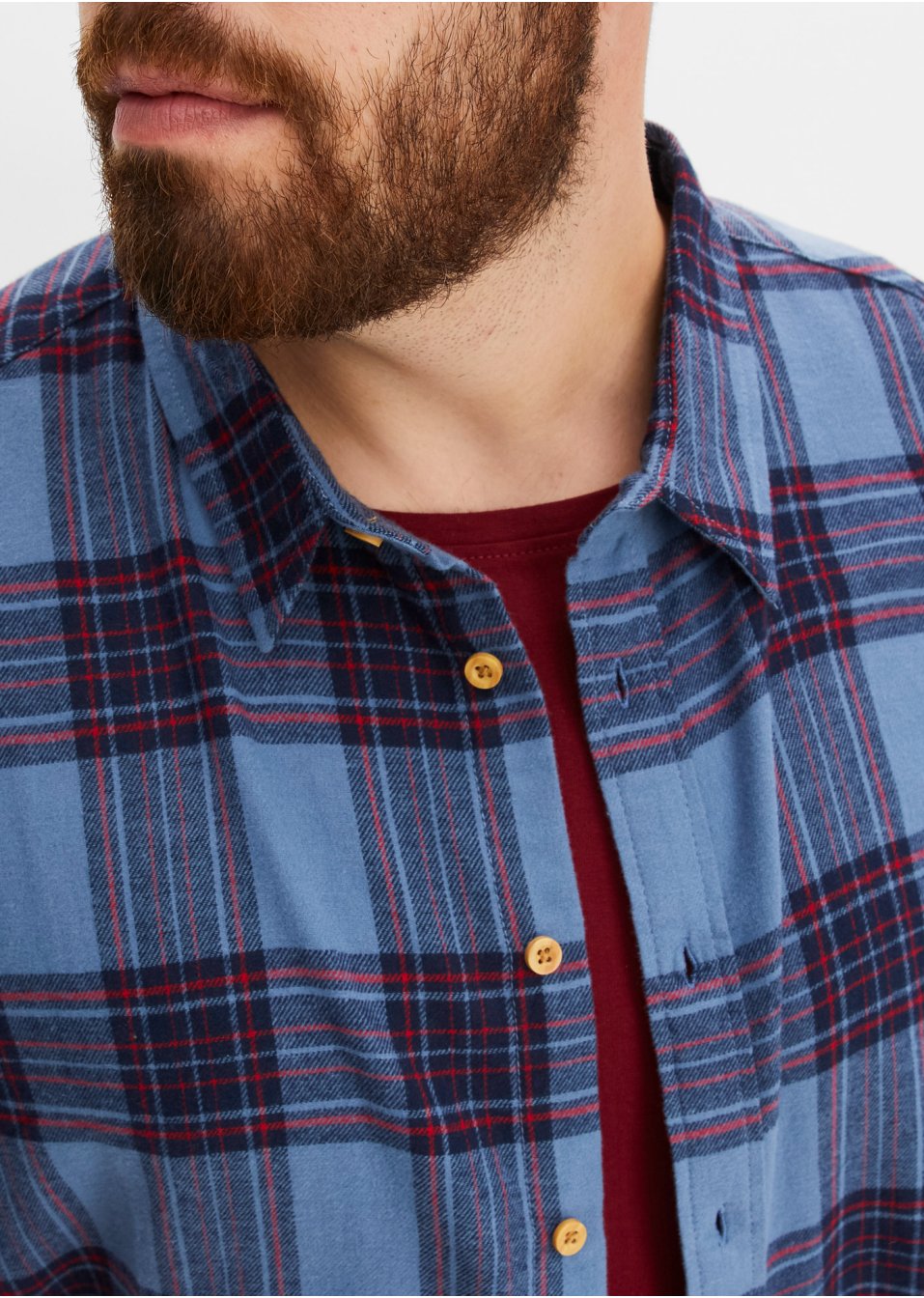 Lot de 2 chemises manches longues en flanelle
