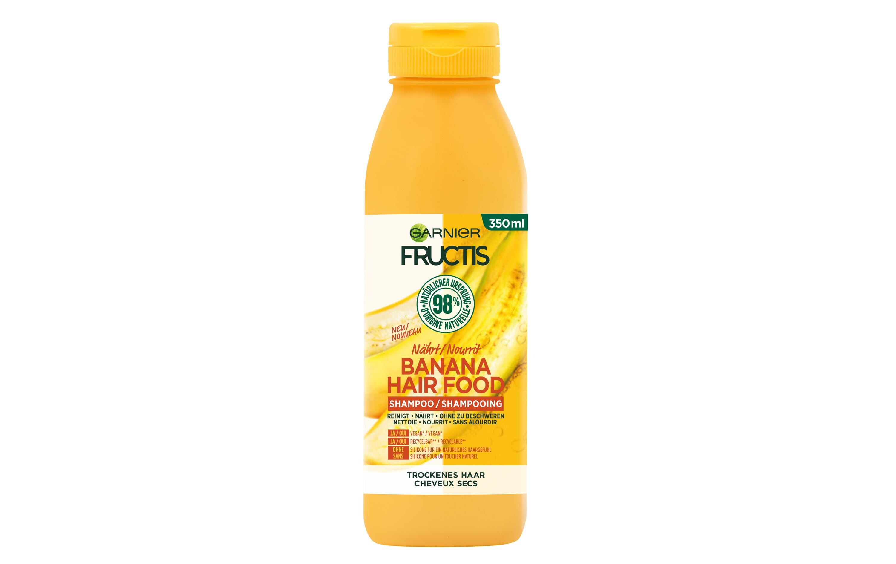 Fructis Shampoo Banana 350 mlPlfegendes Haarshampoo ohne zu beschweren