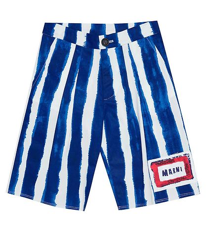 Marni Shorts - Blau/Weiß gestreift